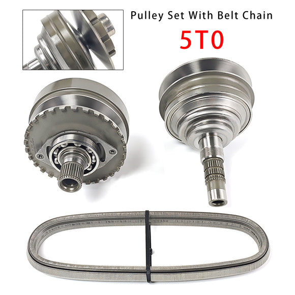 Automatic Transmission Pulley Assembly With Belt Chain For HONDA 5T0 Gearbox