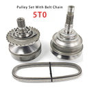 Automatic Transmission Pulley Assembly With Belt Chain For HONDA 5T0 Gearbox-5