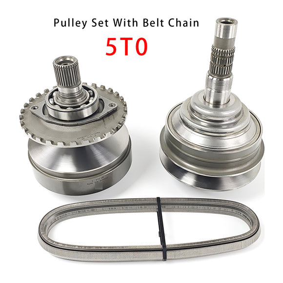 Automatic Transmission Pulley Assembly With Belt Chain For HONDA 5T0 Gearbox