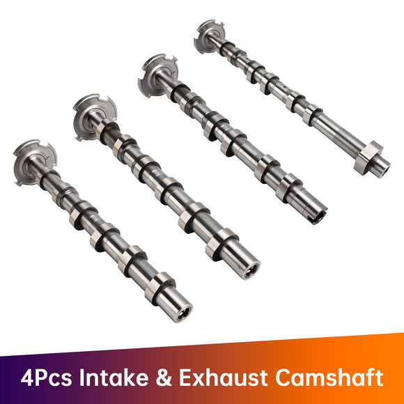 4Pcs Intake & Exhaust Camshaft for Mercedes-Benz C400 C43 AMG E400 E43 AMG