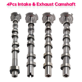 4Pcs Intake & Exhaust Camshaft for Mercedes-Benz C400 C43 AMG E400 E43 AMG