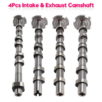 4Pcs Intake & Exhaust Camshaft for Mercedes-Benz C400 C43 AMG E400 E43 AMG