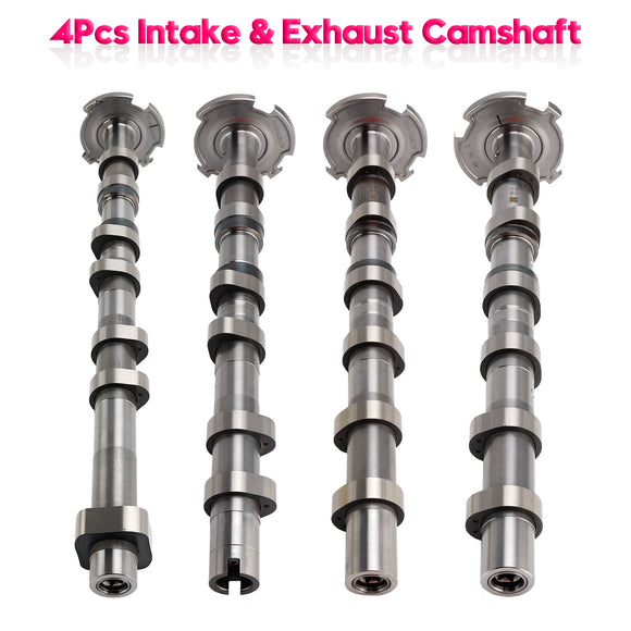 4Pcs Intake & Exhaust Camshaft for Mercedes-Benz C400 C43 AMG E400 E43 AMG