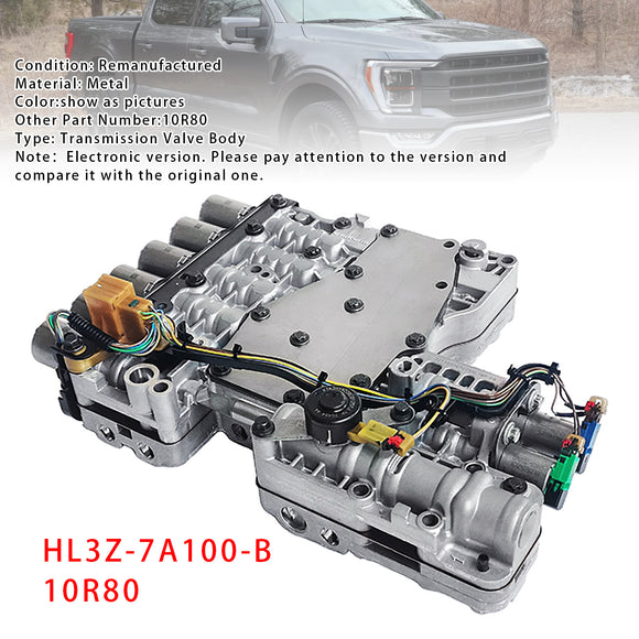 10R80 Transmission Valve Body Control Assembly For Ford F-150 HL3Z-7A100-B 2017