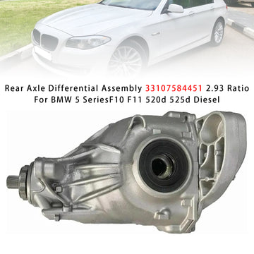 Rear Axle Differential Assem 2.93 Ratio For BMW 5 SeriesF10 F11 520d 525d Diesel