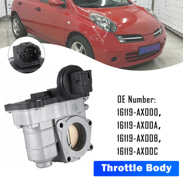 Throttle Body 16119-AX000 For Nissan Micra III (K12) Note 2003-2012 - 0