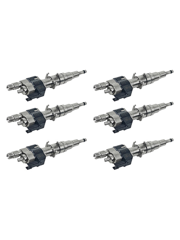 6PCS Fuel Injector 13537585261-12 Fit BMW N54 N63 335 535 550 750 X5 X6