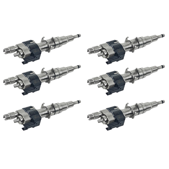 6PCS Fuel Injector 13537585261-12 Fit BMW N54 N63 335 535 550 750 X5 X6