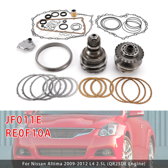Transmission CVT Pulley 29T W/Belt+Chain ＆ Rebuild Kit RE0F10A JF011E For NISSAN