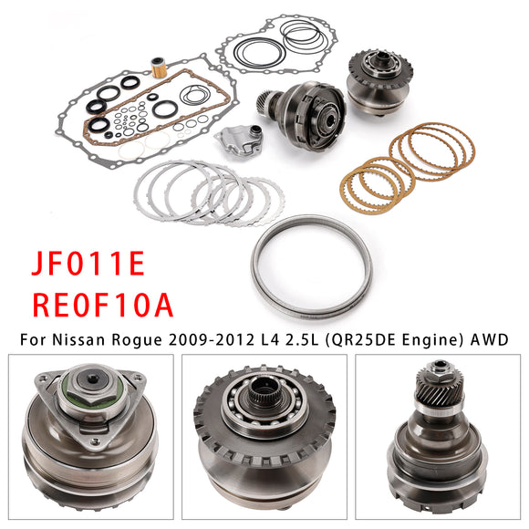 Transmission CVT Pulley 29T W/Belt+Chain ＆ Rebuild Kit RE0F10A JF011E For NISSAN