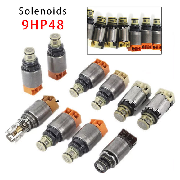 10PCS 9HP48 Auto Transmission Gearbox Solenoid Kit For Landrover Dodge Acura