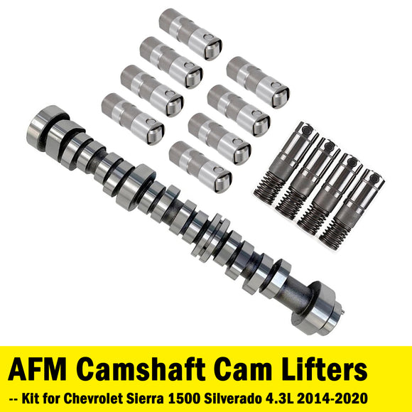 AFM Camshaft Cam Lifters Kit for Chevrolet Sierra 1500 Silverado 4.3L 2014-2020