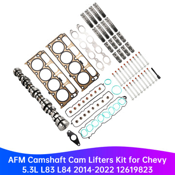 AFM Camshaft Cam Lifters Kit for Chevy 5.3L L82 L83 L84 L8B 2014-2022 12619823 - 0