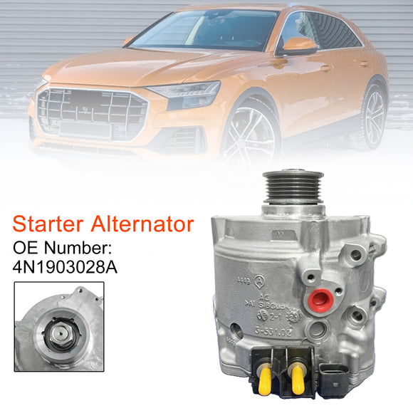 Diesel Starter Alternator 4N1903028A 48V For Audi A6 S6 A7 S7 A8 Q7 17-25