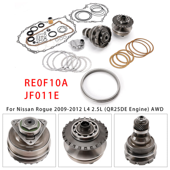 Transmission CVT Pulley 28T W/Belt+Chain & Rebuild Kit RE0F10A JF011E For Nissan