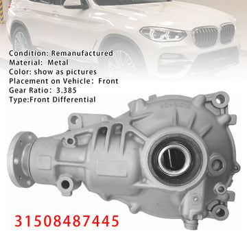 Front Differential Ratio 3.385 31508487445 For BMW X3 X4 X5 X6 G01 G02 G05 G06 - 0