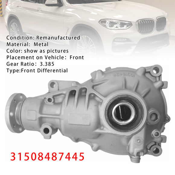 Front Differential Ratio 3.385 31508487445 For BMW X3 X4 X5 X6 G01 G02 G05 G06