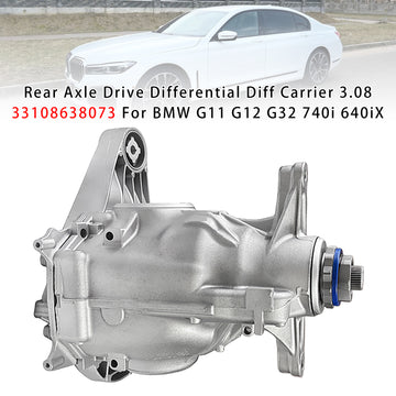 Rear Axle Drive Differential Diff Carrier 3.08 33108638073 For BMW G11 G12 G32