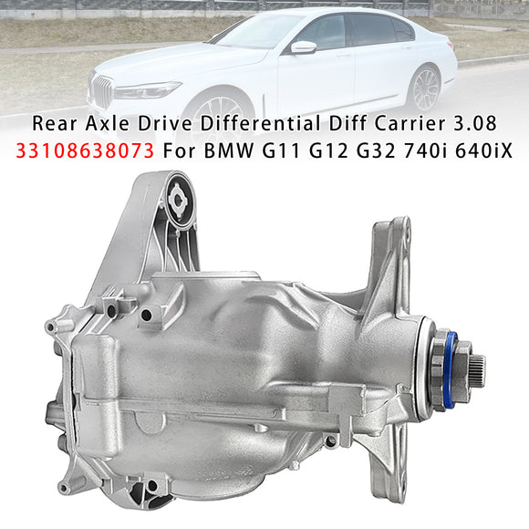 Rear Axle Drive Differential Diff Carrier 3.08 33108638073 For BMW G11 G12 G32