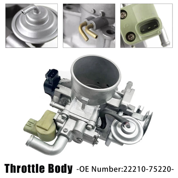22210-75220 Throttle Body For Toyota Tacoma 4Runner T100 2.4L 2.7L 1997-2000
