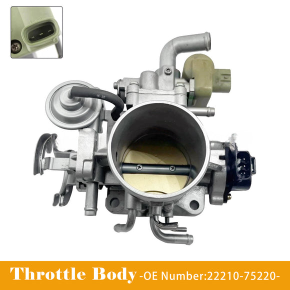 22210-75220 Throttle Body For Toyota Tacoma 4Runner T100 2.4L 2.7L 1997-2000