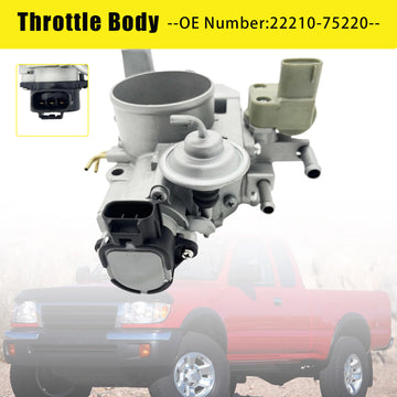 22210-75220 Throttle Body For Toyota Tacoma 4Runner T100 2.4L 2.7L 1997-2000