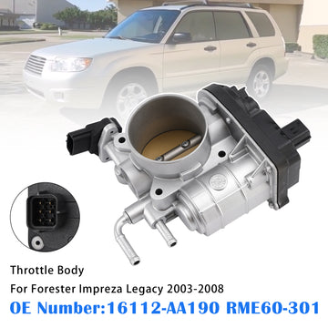 2003-2008 Subaru Forester Impreza Legacy Throttle Body 16112-AA190 RME60-301 Generic - 0