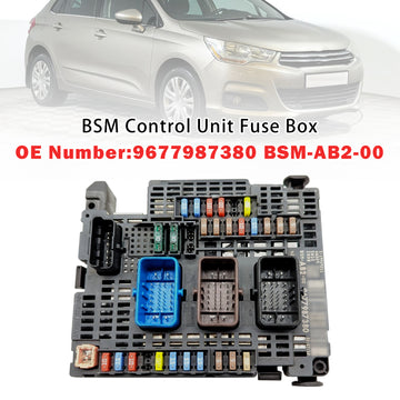 BSM Control Unit Fuse Box 9677987380 BSM-AB2-00 For Citroën C4 II DS4 2011-