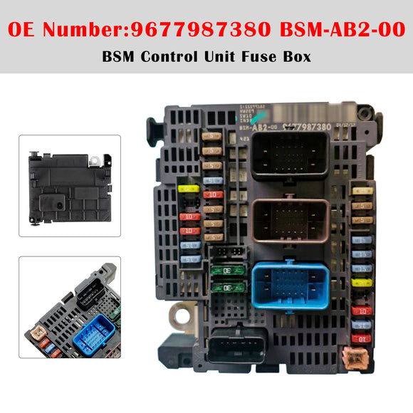 BSM Control Unit Fuse Box 9677987380 BSM-AB2-00 For Citroën C4 II DS4 2011-