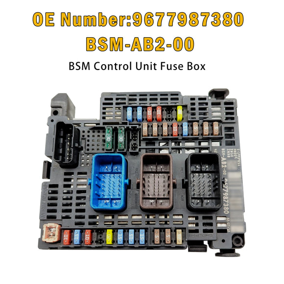 BSM Control Unit Fuse Box 9677987380 BSM-AB2-00 For Citroën C4 II DS4 2011-