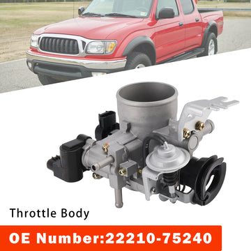 Throttle Body 22210-75240 For Toyota Tacoma 4Runner 2.4L 2.7L 2004-2004 - 0