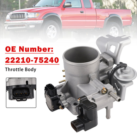 Throttle Body 22210-75240 For Toyota Tacoma 4Runner 2.4L 2.7L 2004-2004