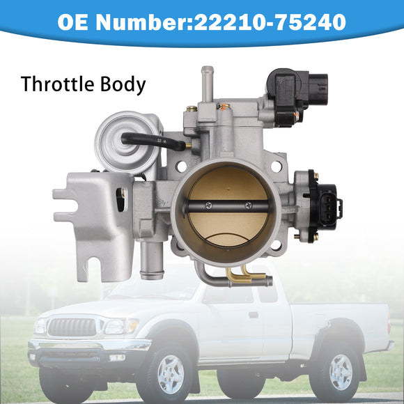 Throttle Body 22210-75240 For Toyota Tacoma 4Runner 2.4L 2.7L 2004-2004