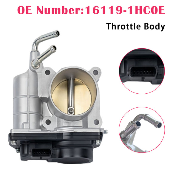 Throttle Body 16119-1HC0E For Nissan HR12DE Engine Micra K13 E12 2013-2016