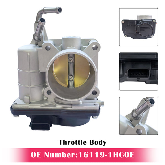 Throttle Body 16119-1HC0E For Nissan HR12DE Engine Micra K13 E12 2013-2016