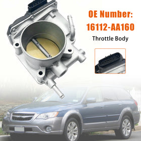 Throttle Body 16112-AA160 For Subaru Outback Tribeca Legacy 2006-2009 - 0