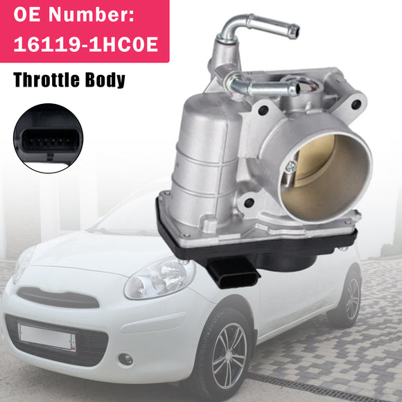 Throttle Body 16119-1HC0E For Nissan HR12DE Engine Micra K13 E12 2013-2016