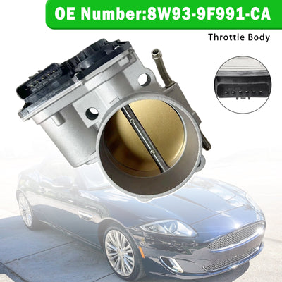 2010-2012 Jaguar XJ Throttle Valve Assembly Throttle Body Assembly 8W93-9F991-CA Generic - 0