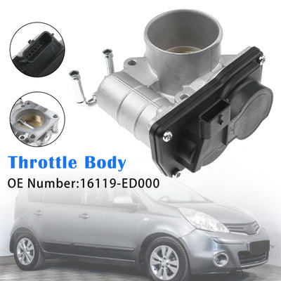 2010-2020 Nissan Cube Z12 1.6 16V HR 16 DE Petrol Hatchback Throttle Body 16119-ED000 Generic - 0
