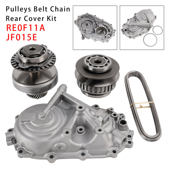 RE0F11A JF015E Pulleys Belt Chain Rear Cover Kit 30 Teeth For CVT Nissan 09-2018