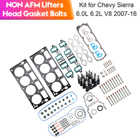 NON AFM Lifters Head Gasket Bolts Kit for Chevy Sierra 6.0L 6.2L V8 2007-16 - 0