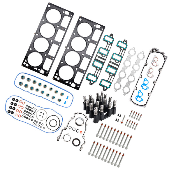 NON AFM Lifters Head Gasket Bolts Kit for Chevy Sierra 6.0L 6.2L V8 2007-16