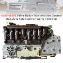 6L80 6L80E Valve Body+Transmission Control Module &Solenoid For Sierra 1500 Flat-5