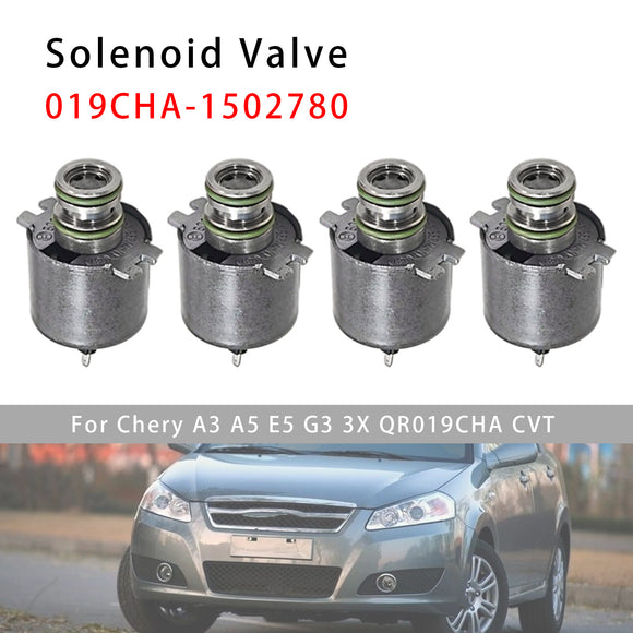 4PCS Transmission Solenoid Valve 019CHA-1502780 For Chery A3 A5 E5 G3