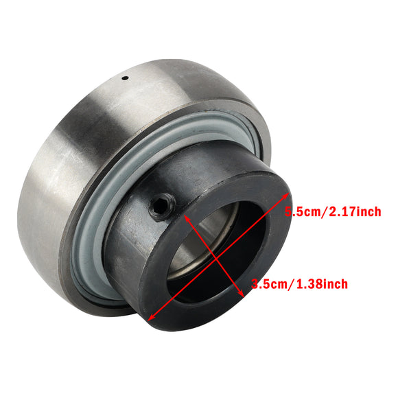 Case/IH: HDX122, HDX142, HDX162, HDX182, RDX131, RDX181, RD132, RD162, RD182, DCX91 Mower Conditioners GN106KRRB WP66497 184647C91 86575514 1-3/8in Insert Bearing With Lock Collar