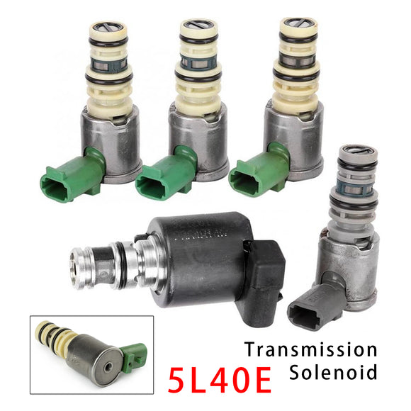 5x Transmission Solenoids 5L40E For BMW 5L40E Automatic Transmission 2004+