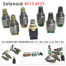 MERCURY MILAN 09-11 MEX L4 2.5L V6 3.0L 7PCS 6F15 6F35 Transmission Solenoid Kit Black Solenoid Type-3