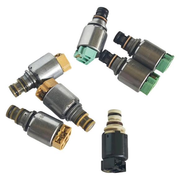 7PCS 6F15 6F35 Transmission Solenoid Kit (Black Solenoid Type) For Ford Mercury