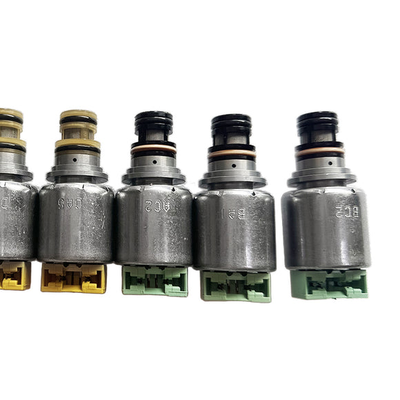 MAZDA TRIBUTE 08-11 L4 2.3L 2.5L V6 3.0L 7PCS 6F15 6F35 Transmission Solenoid Kit Black Solenoid Type