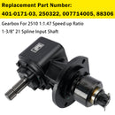 401-0171-03 Gearbox For 2510 1:1.47 Speed Up Ratio 1-3/8in 21 Spline Input Shaft-1